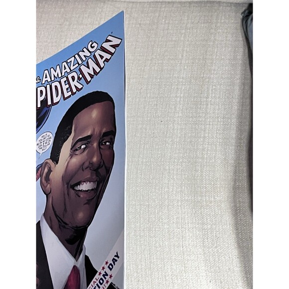 Amazing Spider-Man #583 Obama Inauguration Day Marvel Comics 2009 NM - Picture 14 of 14